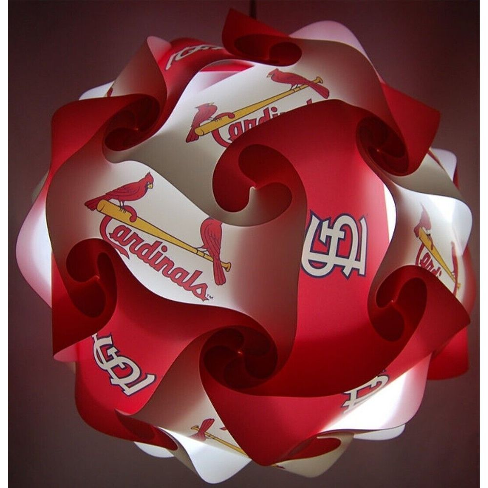 Cardinals‎ Puzzle Lamp Kit w/Light DIY FanLampz Luv A Lamps